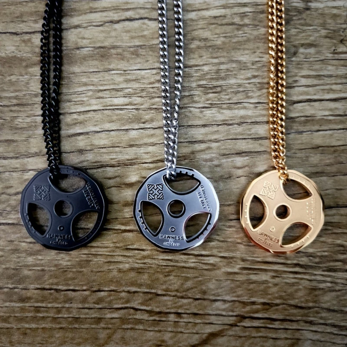 Lifter's Plate Necklace
