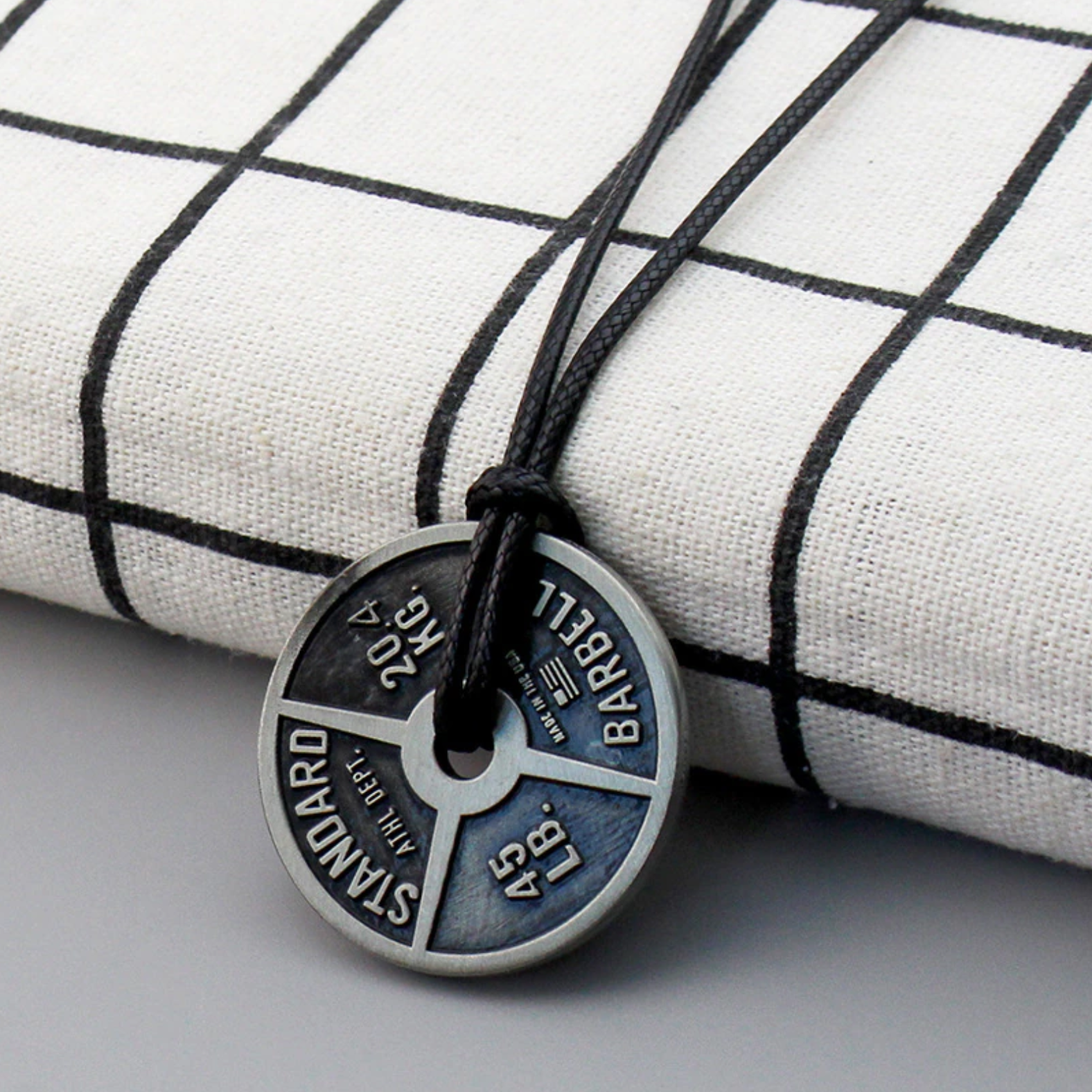 Barbell Plate Necklace