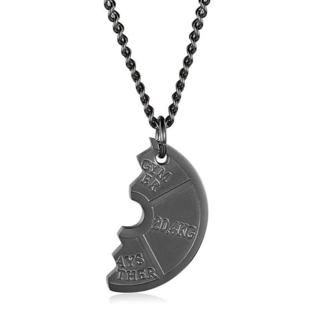 Fit Partner Plate Necklace Set